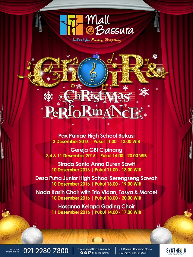 choir and christmas performance
