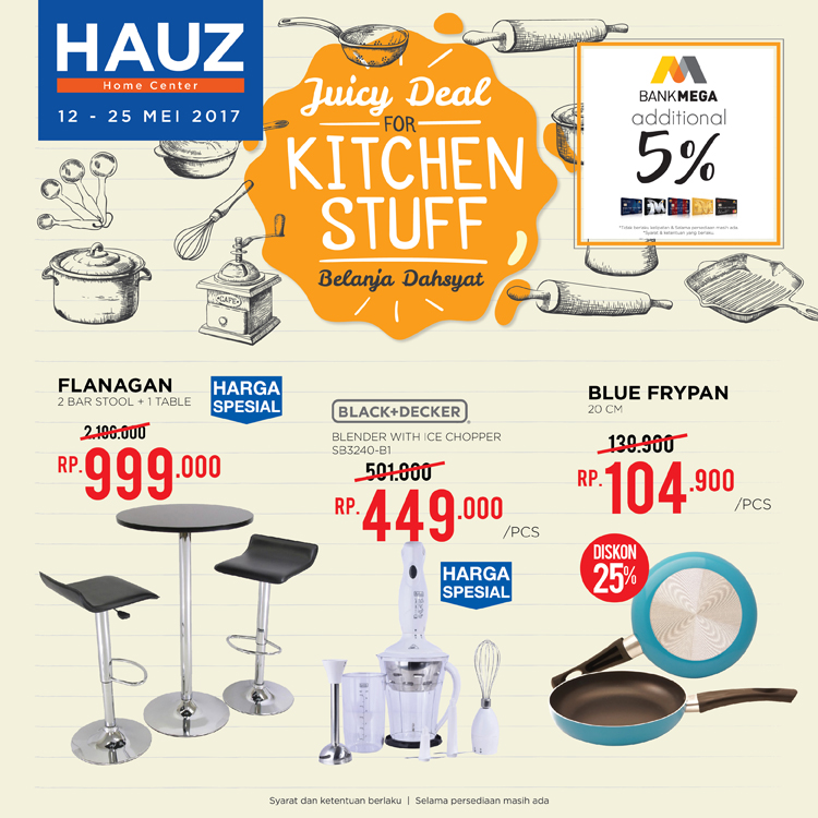 750 x HAUZ Promo Juicy Deal for Kitchen 